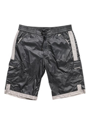 Dolce & Gabbana Gray Polyester Beachwear Swim Shorts Swimwear -   -  Dolce & Gabbana.