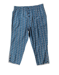 Dolce & Gabbana Blue Shark Print Cropped Beachwear Swimwear -   -  Dolce & Gabbana.