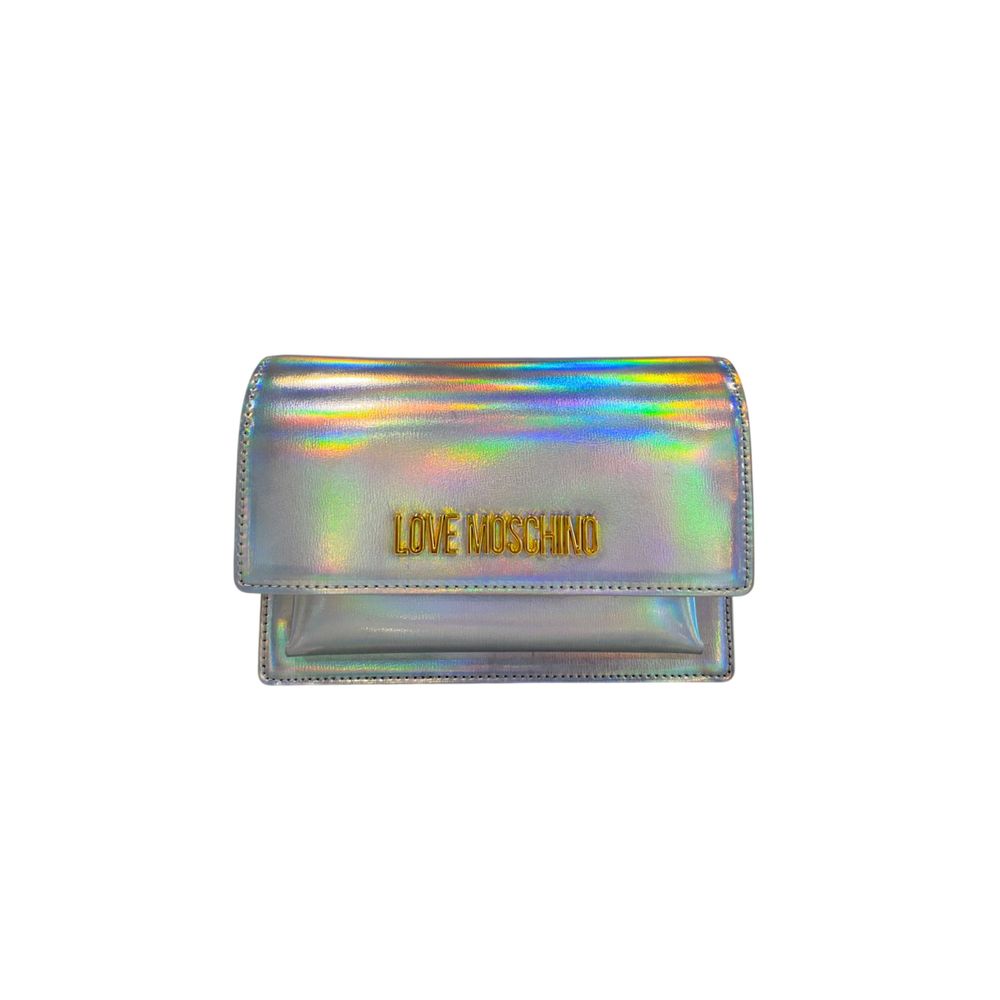 Love Moschino Silver Polyethylene Women Crossbody Bag -   -  Love Moschino.