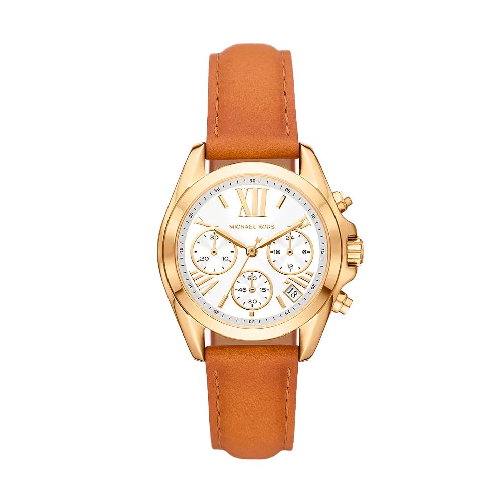 Michael Kors Brown Leather Watch -   -  Michael Kors.
