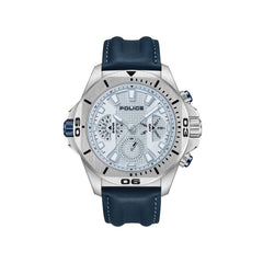 Police Blue Artificial Leather Watch -   -  Police.