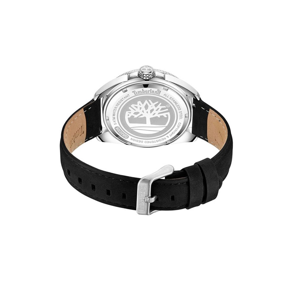 Timberland Black Leather Watch -   -  Timberland.
