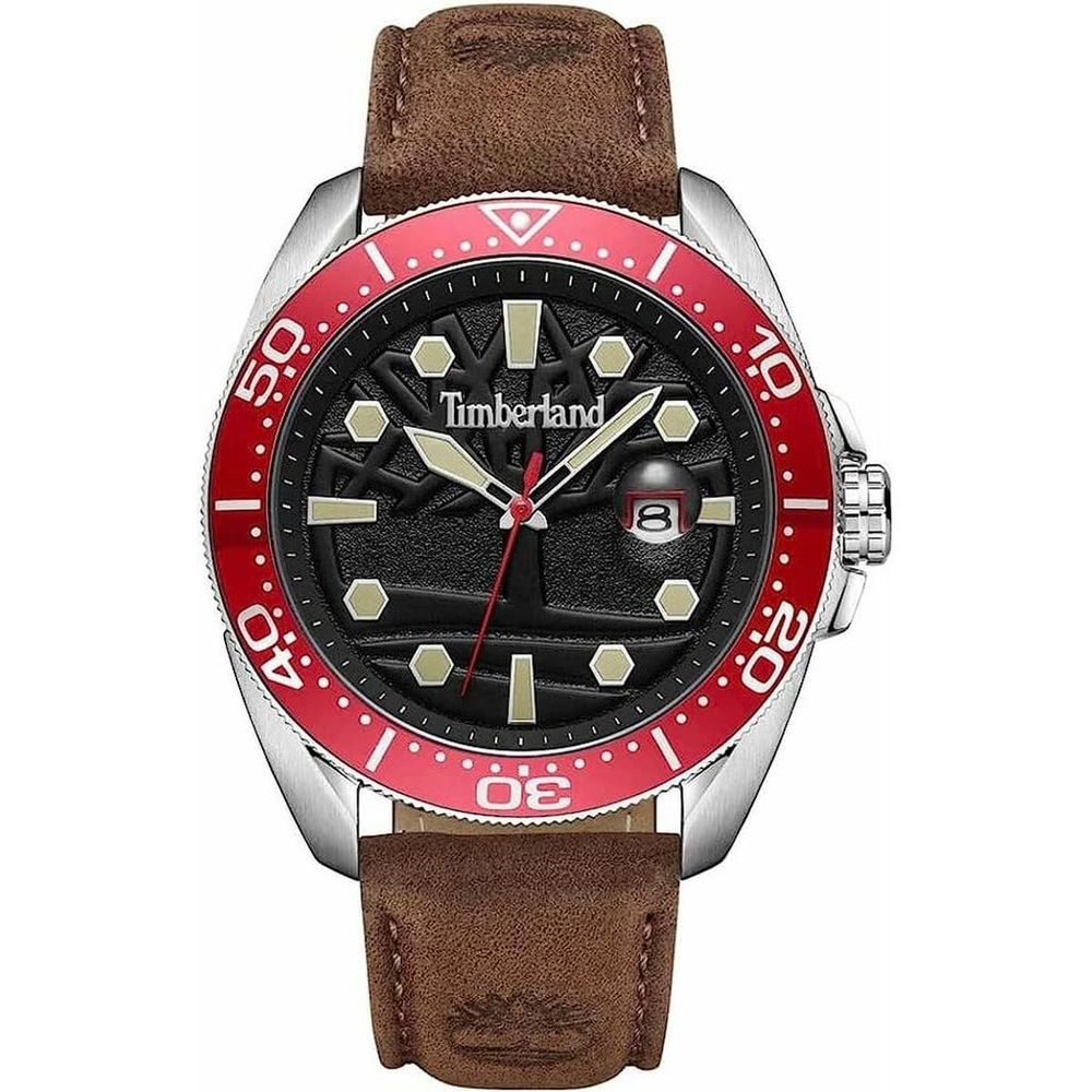 Timberland Brown Leather Watch -   -  Timberland.
