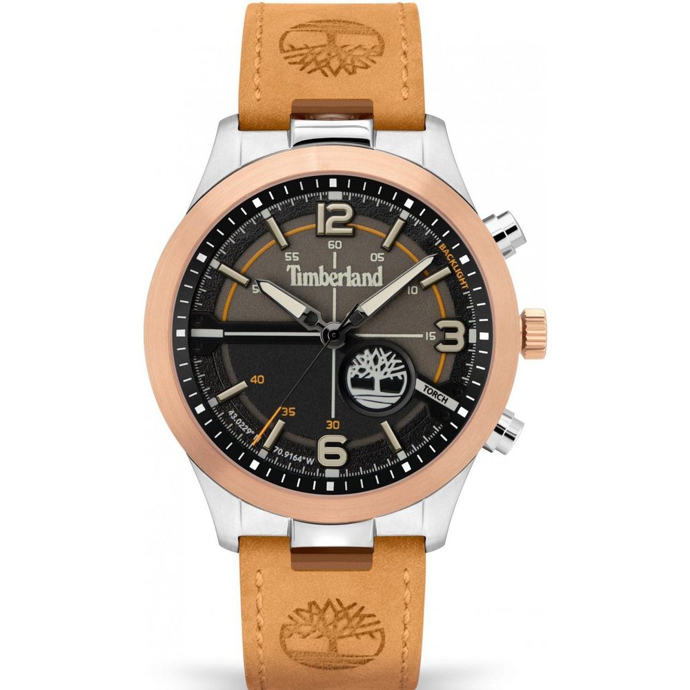 Timberland Brown Leather Watch -   -  Timberland.