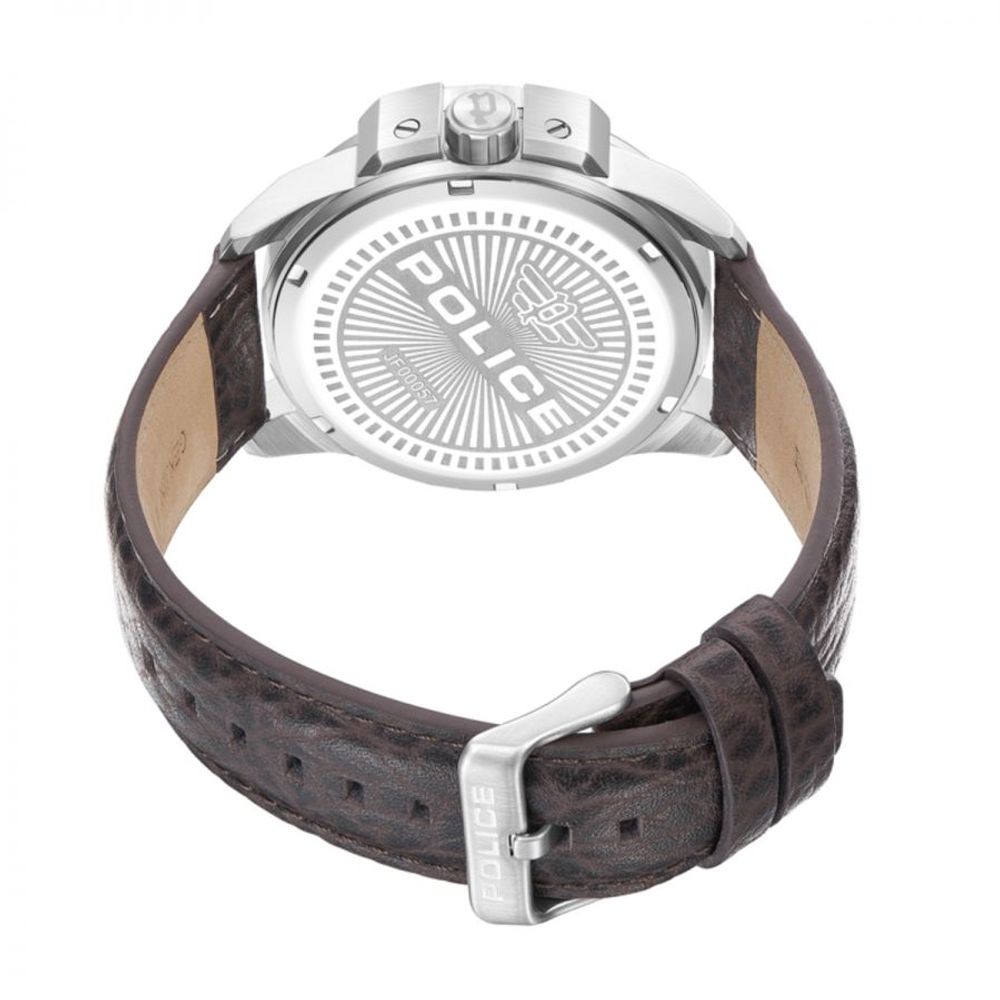 Police Brown Leather Watch -   -  Police.