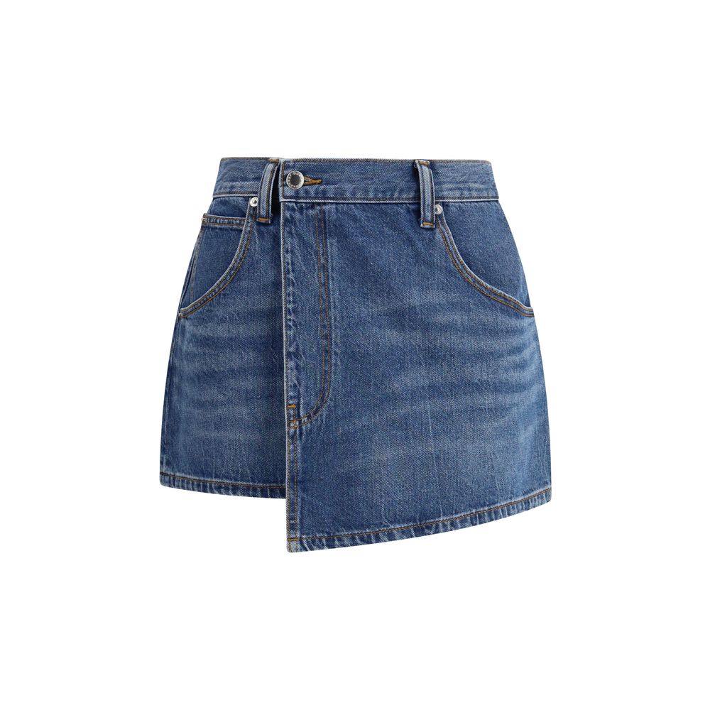 Alexander Wang Denim Miniskirt -   -  Alexander Wang.
