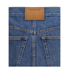Alexander Wang Denim Miniskirt -   -  Alexander Wang.