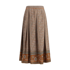 Valentino Knit lurex midi Skirt -   -  Valentino.