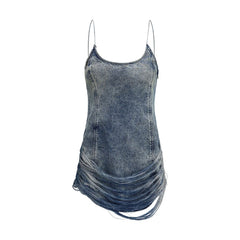 Diesel De-dra-short-fsg Mini Dress in denim -   -  Diesel.