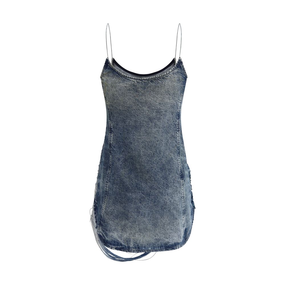 Diesel De-dra-short-fsg Mini Dress in denim -   -  Diesel.
