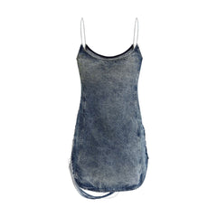 Diesel De-dra-short-fsg Mini Dress in denim -   -  Diesel.