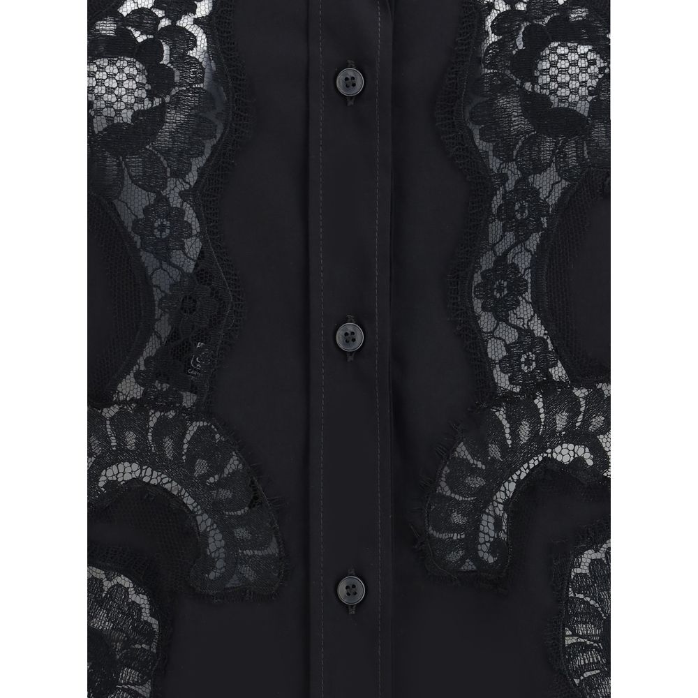 Dolce & Gabbana Lace inserts Shirt -   -  Dolce & Gabbana.