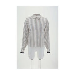 Brunello Cucinelli Striped Shirt -   -  Brunello Cucinelli.