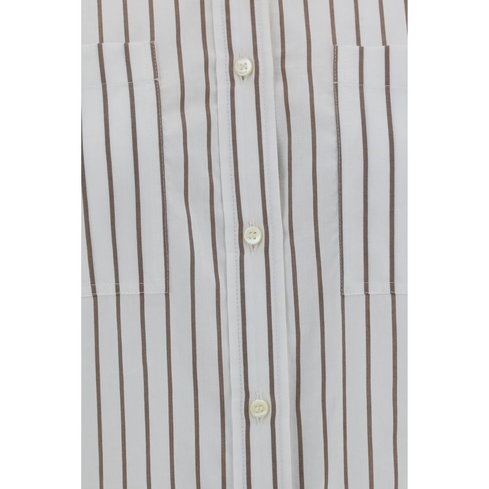 Brunello Cucinelli Striped Shirt -   -  Brunello Cucinelli.