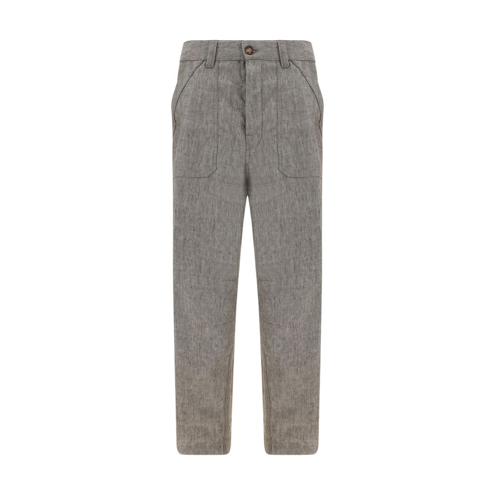 Brunello Cucinelli Linen Pants -   -  Brunello Cucinelli.
