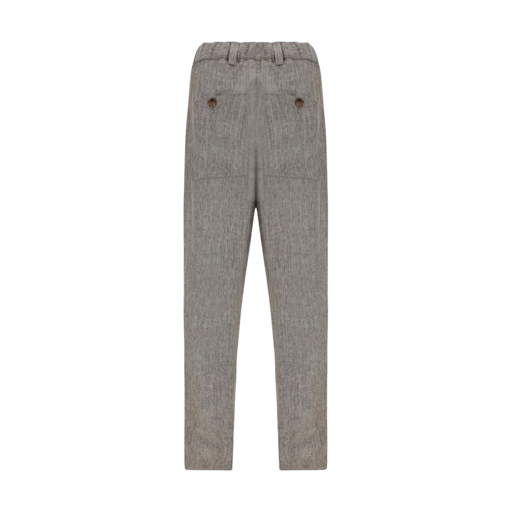 Brunello Cucinelli Linen Pants -   -  Brunello Cucinelli.