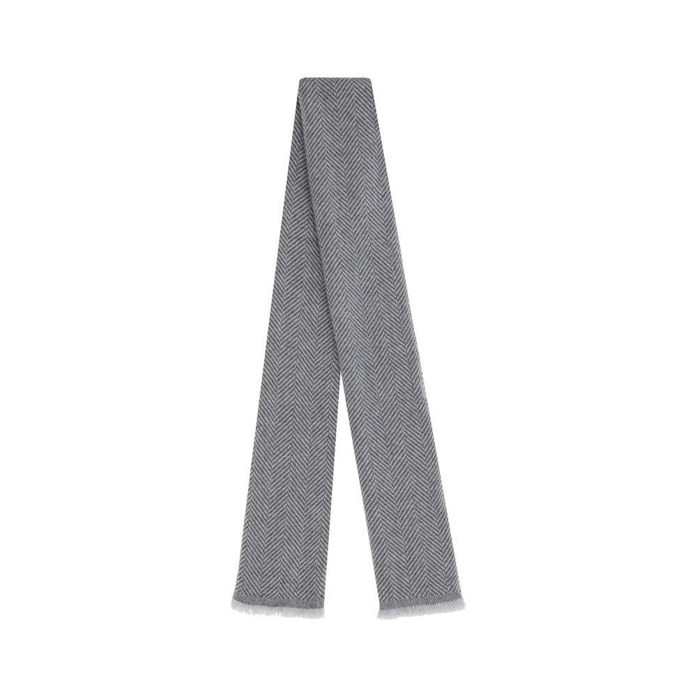 Brunello Cucinelli Linen and cashmere Scarf -   -  Brunello Cucinelli.