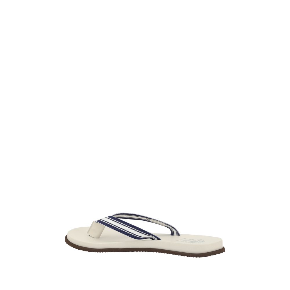 Brunello Cucinelli Thong Slippers -   -  Brunello Cucinelli.