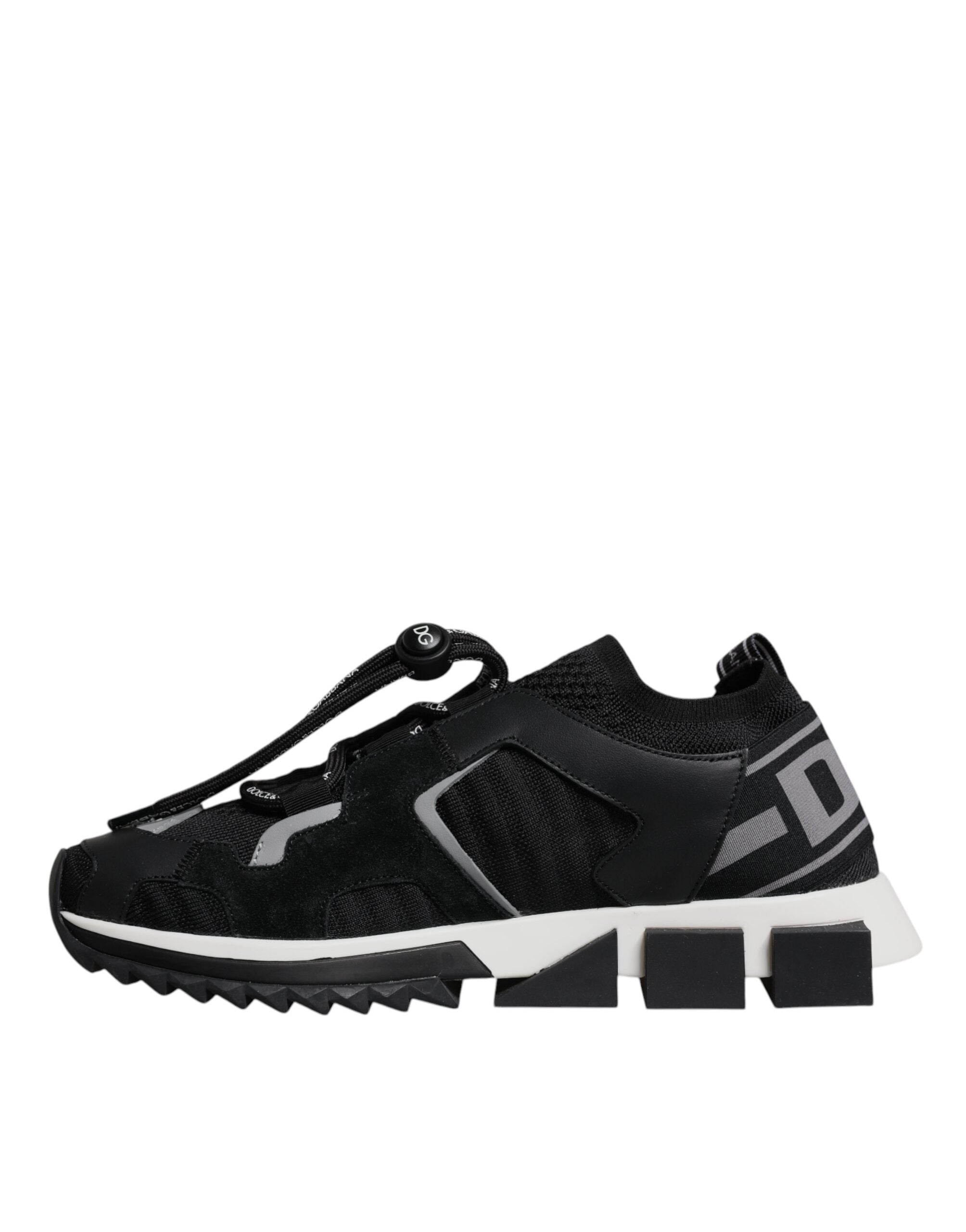 Dolce & Gabbana Black Mesh Sorrento Trekking Sneakers Shoes -   -  Dolce & Gabbana.