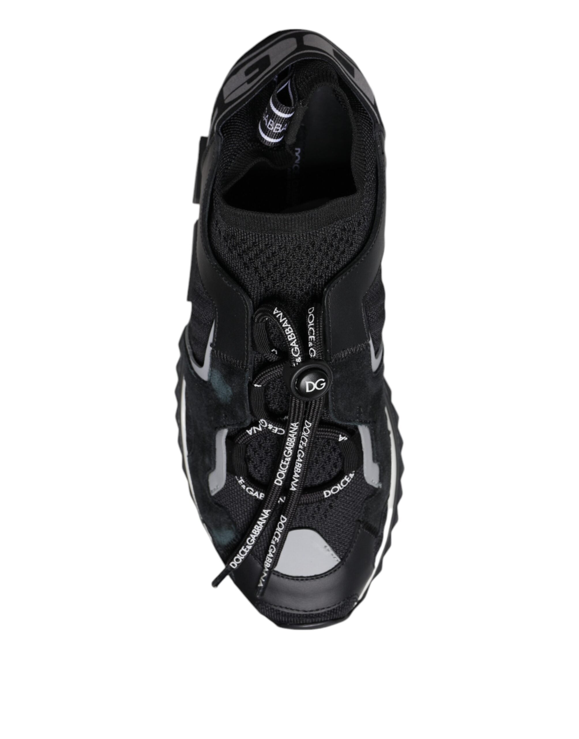 Dolce & Gabbana Black Mesh Sorrento Trekking Sneakers Shoes -   -  Dolce & Gabbana.