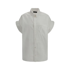 Balenciaga Oversized Shirt with short sleeves -   -  Balenciaga.
