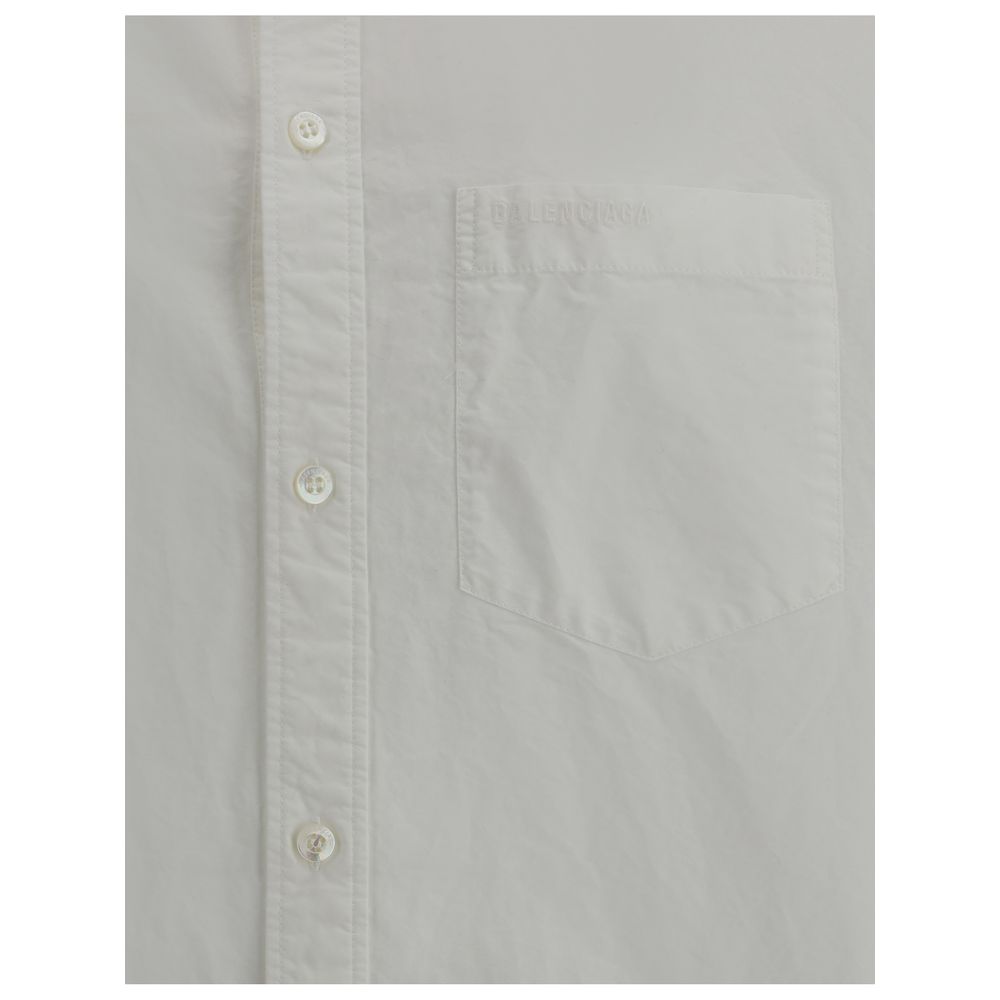 Balenciaga Oversized Shirt with short sleeves -   -  Balenciaga.