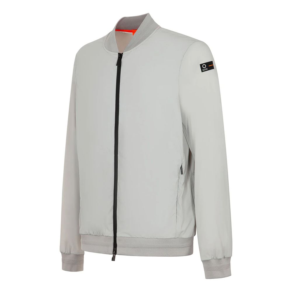Suns Brown Nylon Men's Stretch Jacket -   -  Suns.