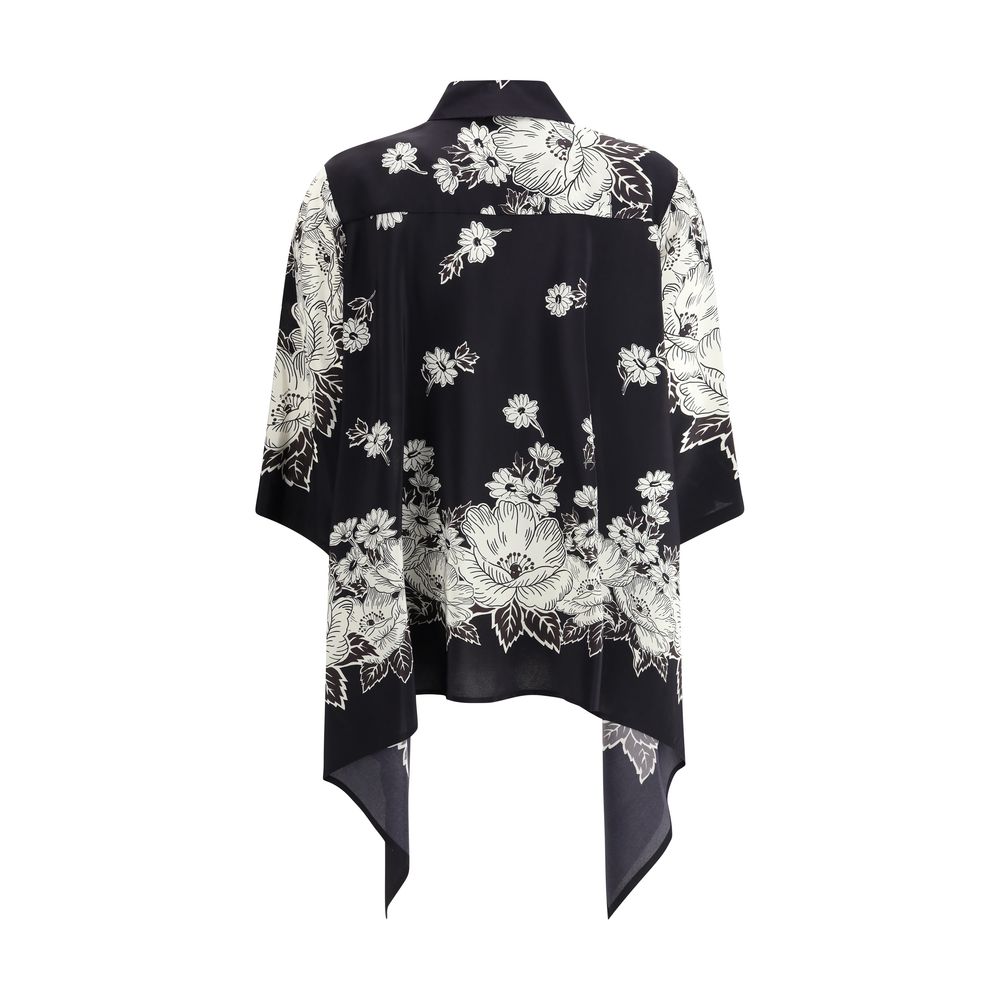 P.A.R.O.S.H. Asymmetric Floral print Shirt -   -  P.A.R.O.S.H..