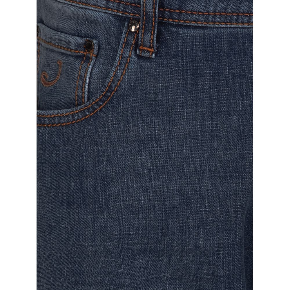Jacob Cohen Blue Cotton Jeans & Pant -   -  Jacob Cohen.