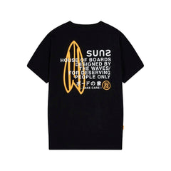 Suns Black Cotton T-Shirt -   -  Suns.
