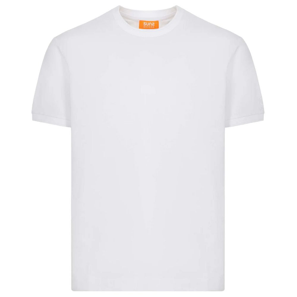 Suns White Cotton T-Shirt -   -  Suns.