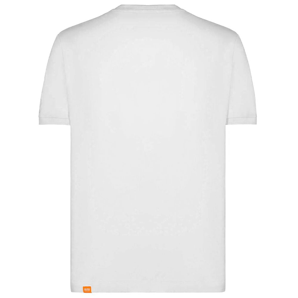 Suns White Cotton T-Shirt -   -  Suns.