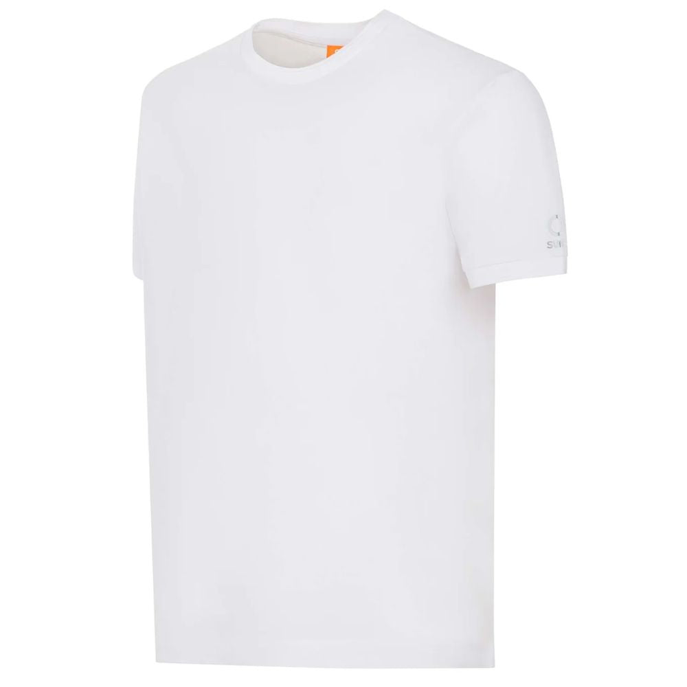 Suns White Cotton T-Shirt -   -  Suns.