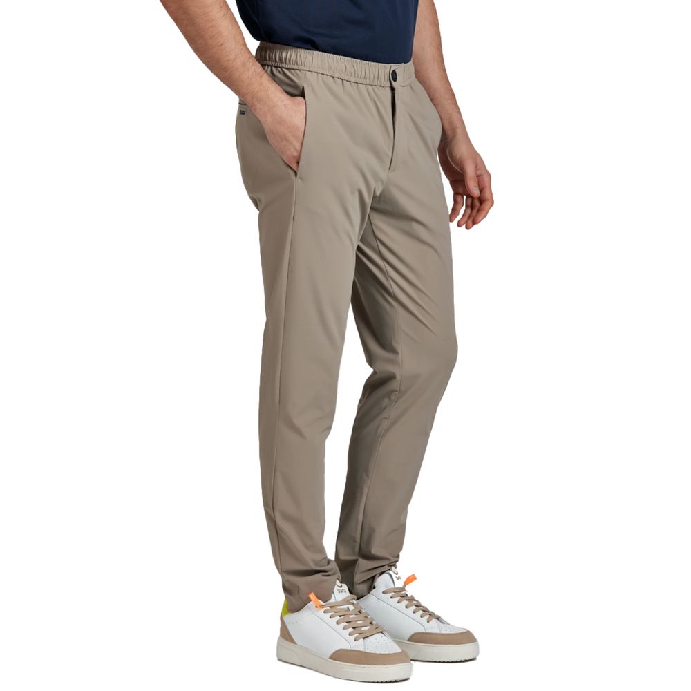 Suns Beige Nylon Jeans & Pant -   -  Suns.