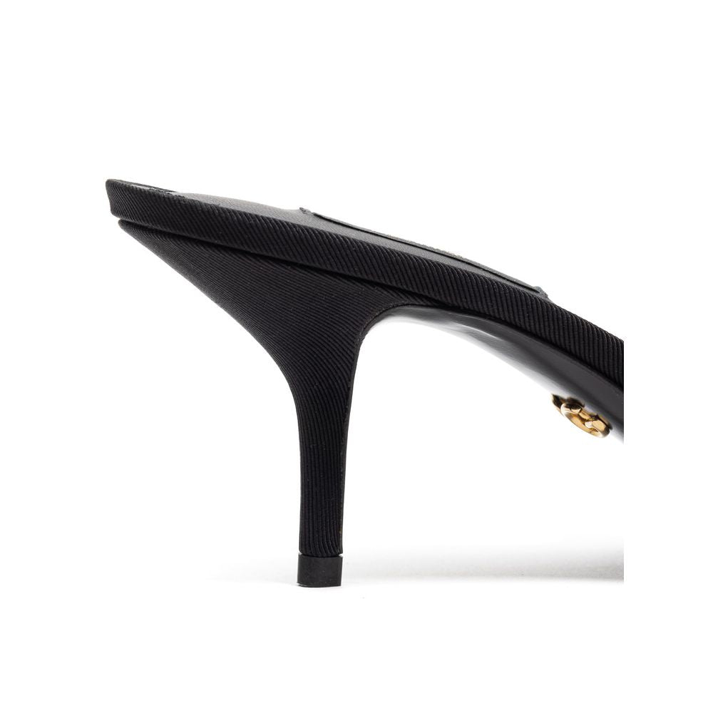 Dolce & Gabbana Black Cotton Sandal -   -  Dolce & Gabbana.