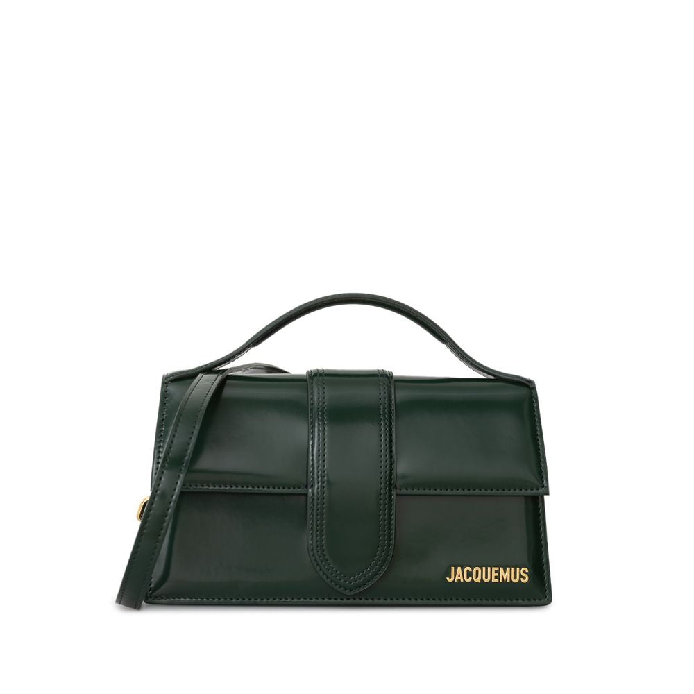 Jacquemus Green Leather Shoulder Bag -  Luxury Shoulder Bag for Women -  Jacquemus.