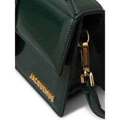 Jacquemus Green Leather Shoulder Bag -  Luxury Shoulder Bag for Women -  Jacquemus.