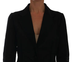 Dolce & Gabbana Black Nylon Net Blazer Jacket -   -  Dolce & Gabbana.
