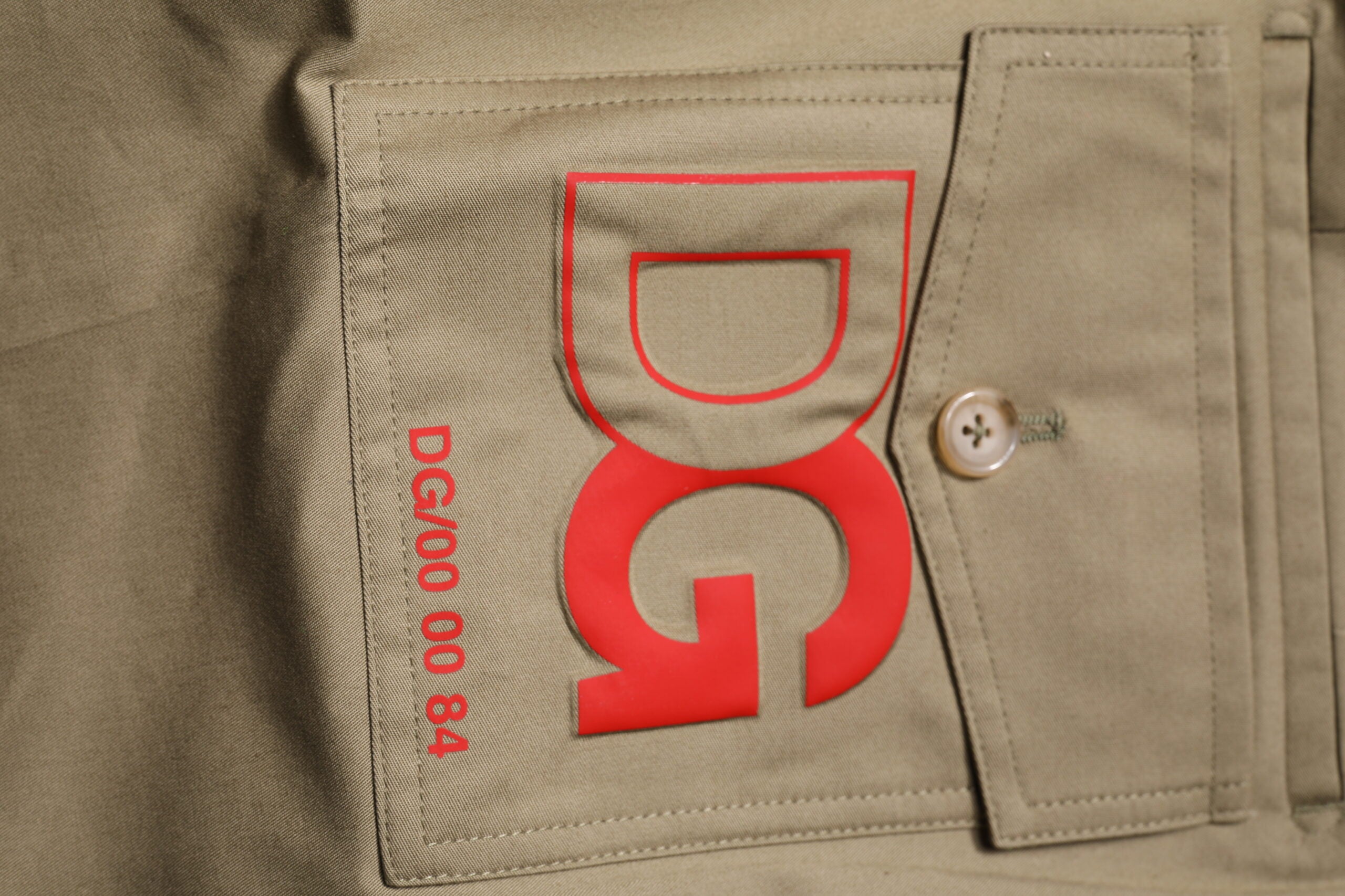 Dolce & Gabbana Dark Khaki Cotton Tapered Pants -   -  Dolce & Gabbana.