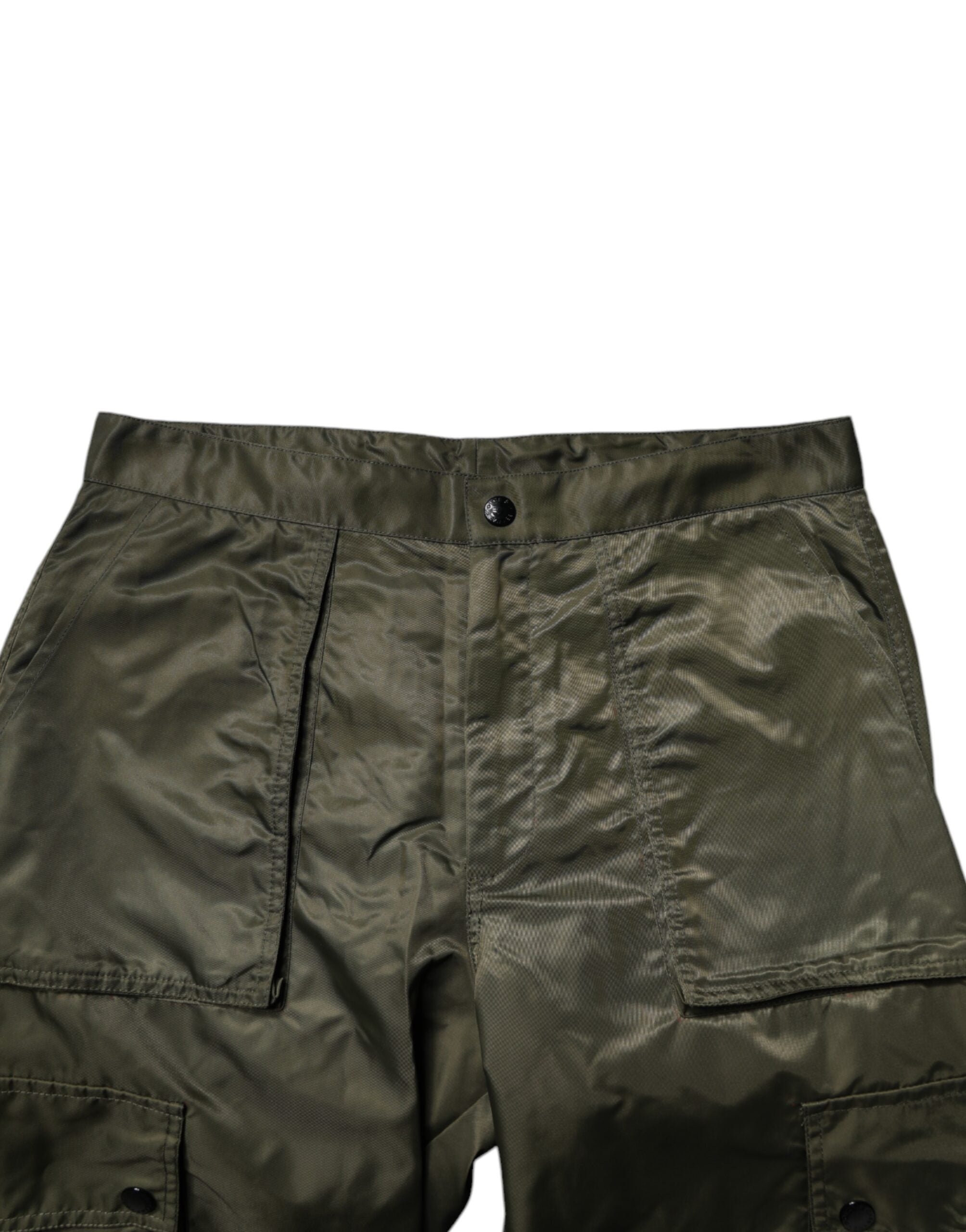 Dolce & Gabbana Dark Green Nylon Cargo Pants -   -  Dolce & Gabbana.