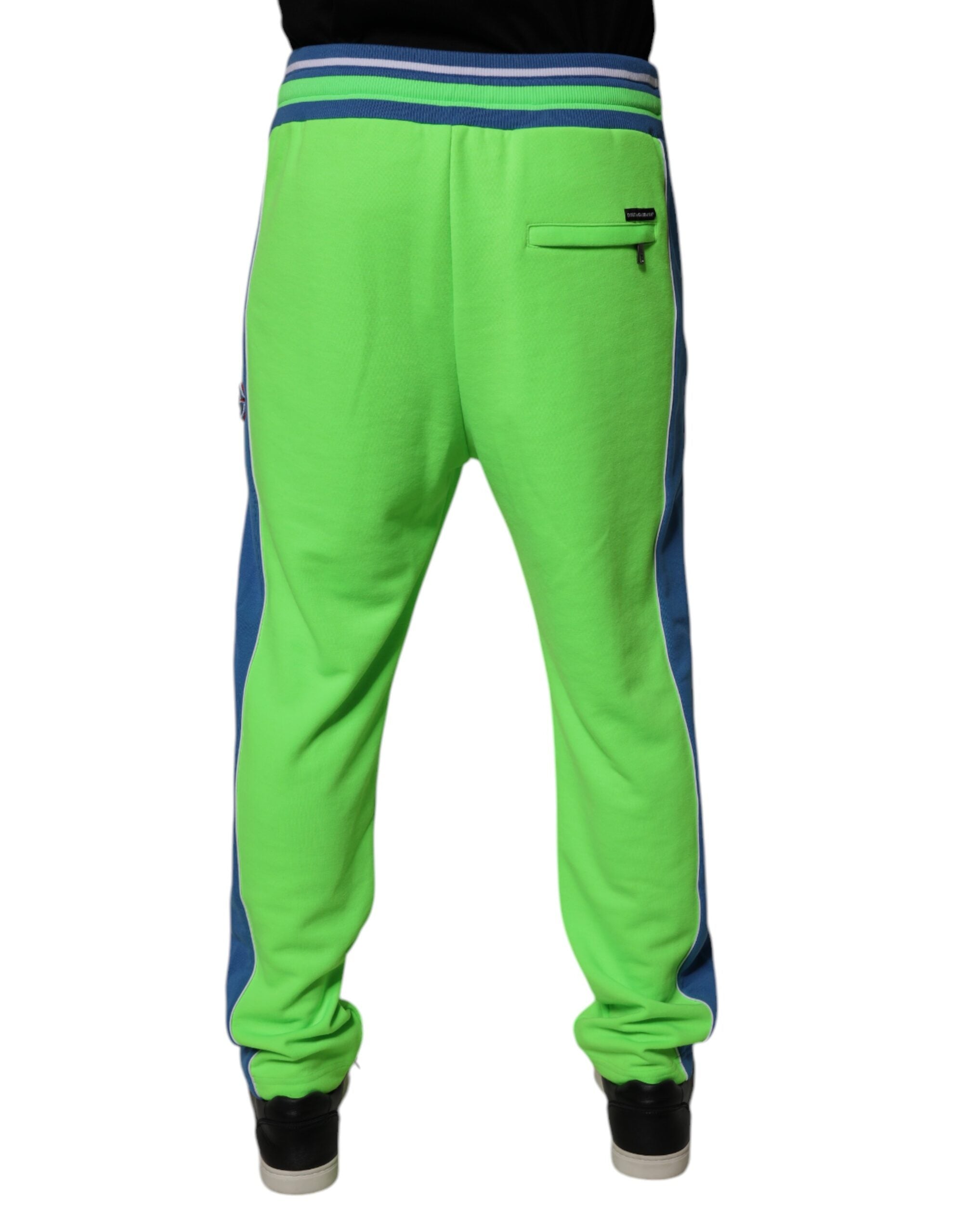 Dolce & Gabbana Green Blue Jogger Sweatpants Pants -   -  Dolce & Gabbana.