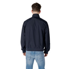 EA7 Emporio Armani Blue Polyamide Jackets & Coat -   -  EA7 Emporio Armani.