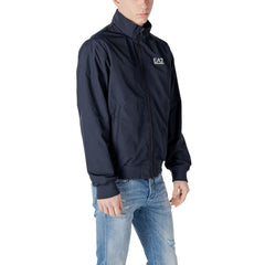 EA7 Emporio Armani Blue Polyamide Jackets & Coat -   -  EA7 Emporio Armani.