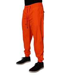 Dolce & Gabbana Orange Polyester Men Jogger Sweatpants Pants -   -  Dolce & Gabbana.