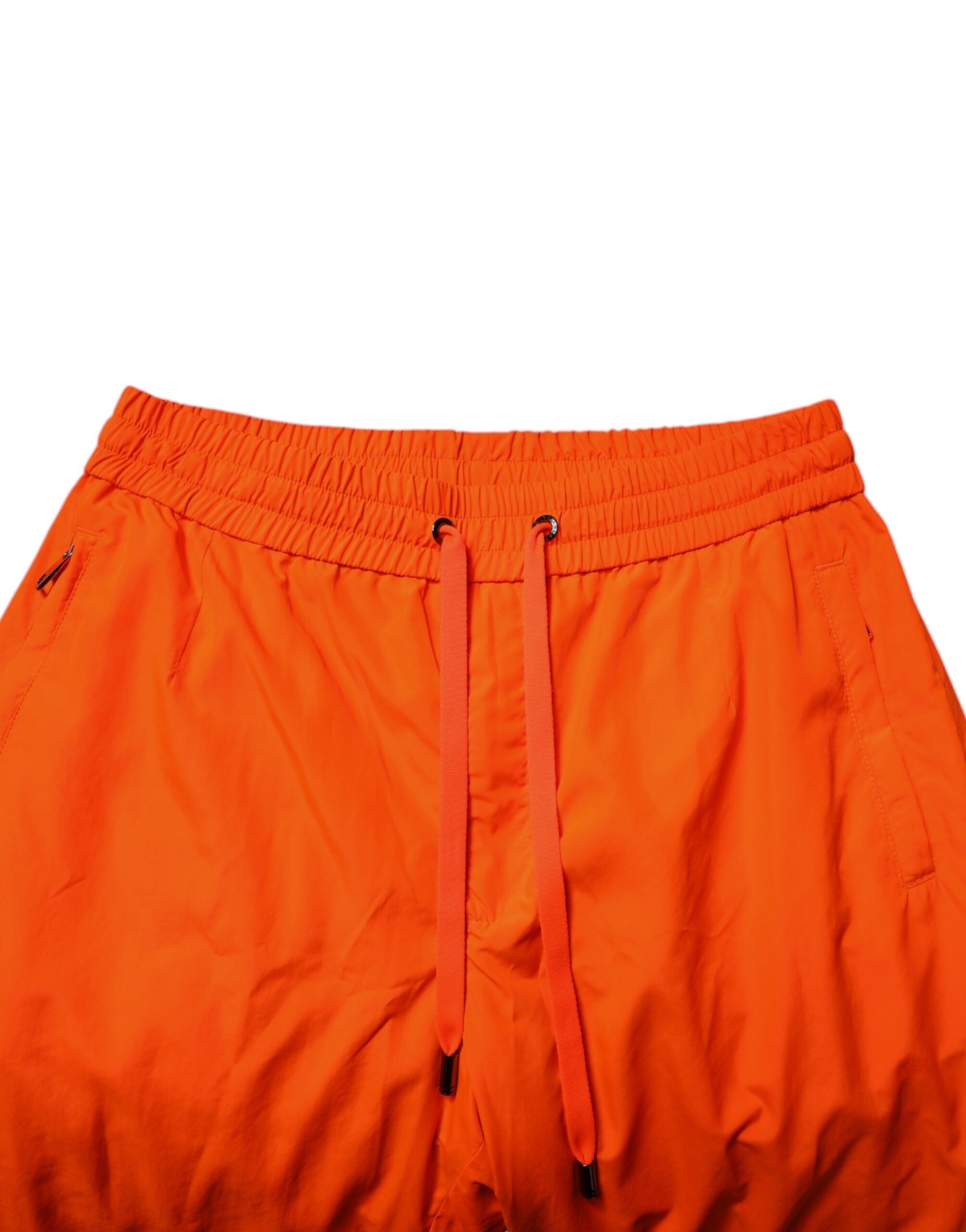 Dolce & Gabbana Orange Polyester Men Jogger Sweatpants Pants -   -  Dolce & Gabbana.