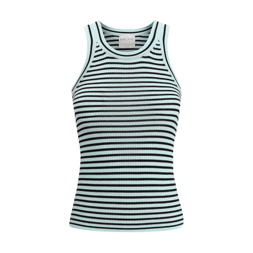 Forte_Forte Striped Tank Top -   -  Forte_Forte.