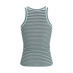 Forte_Forte Striped Tank Top -   -  Forte_Forte.