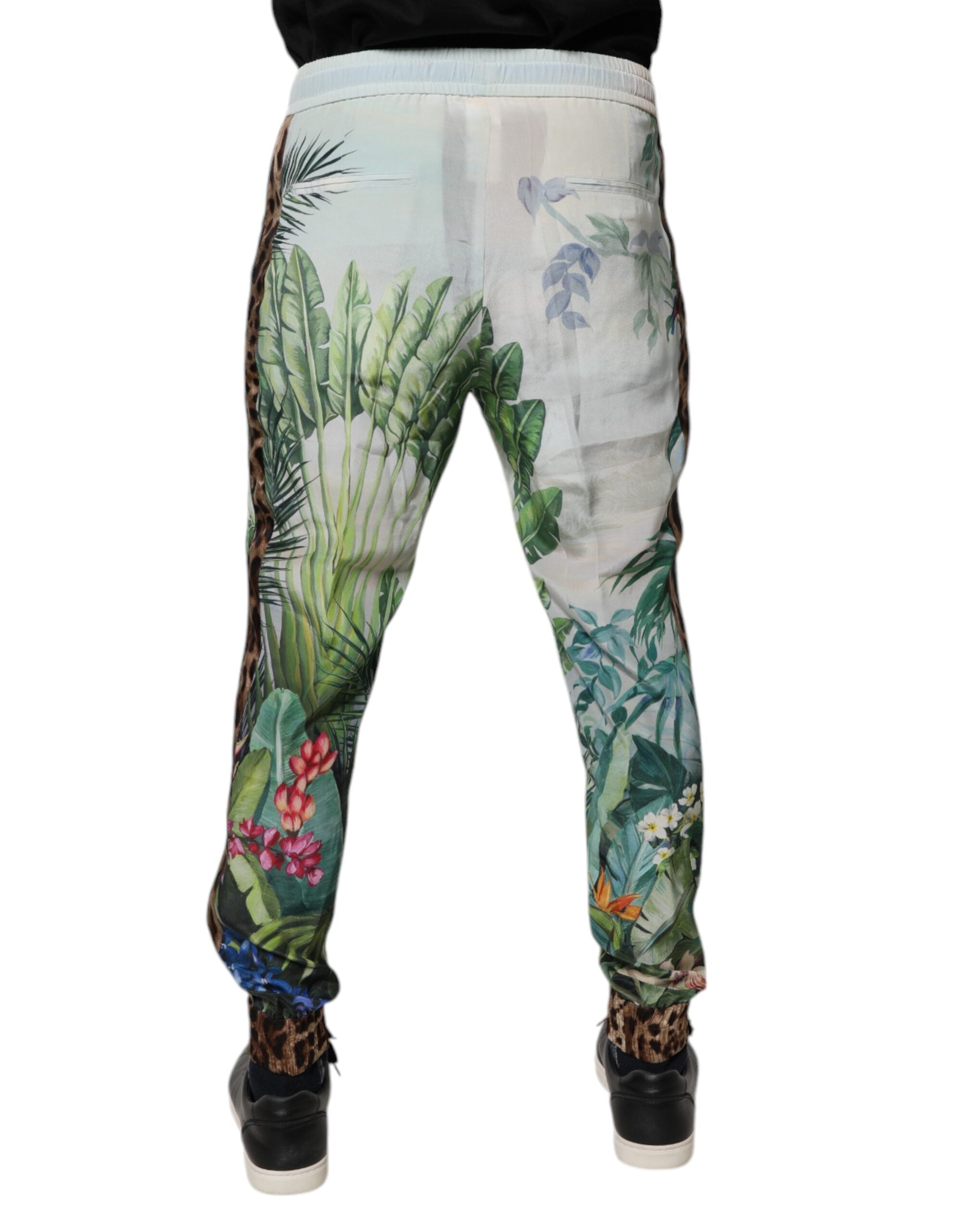 Dolce & Gabbana Multicolor Tropical Jogger Sweatpants Pants -   -  Dolce & Gabbana.