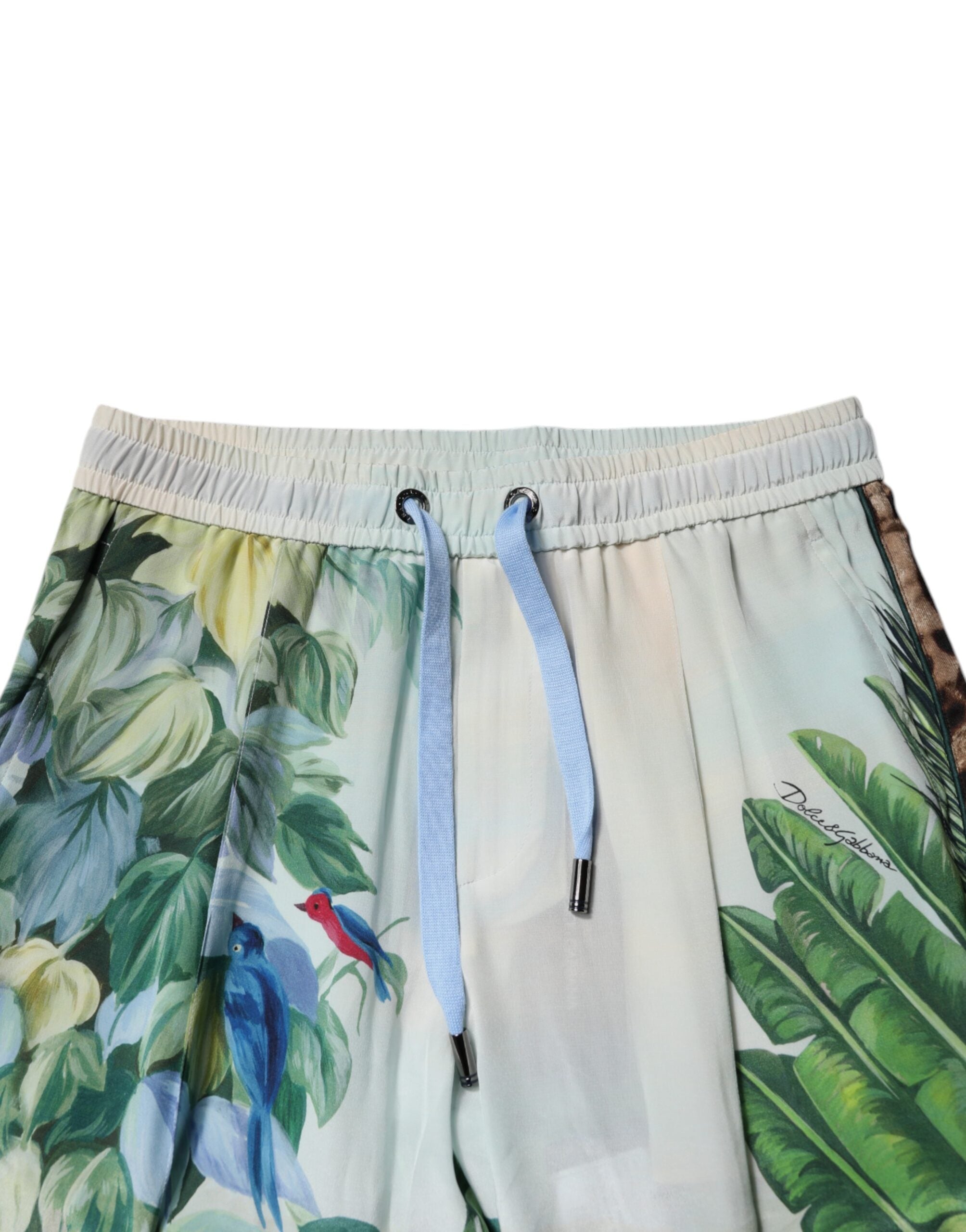 Dolce & Gabbana Multicolor Tropical Jogger Sweatpants Pants -   -  Dolce & Gabbana.