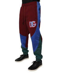 Dolce & Gabbana Multicolor Cotton Men Jogger Sweatpants Pants -   -  Dolce & Gabbana.